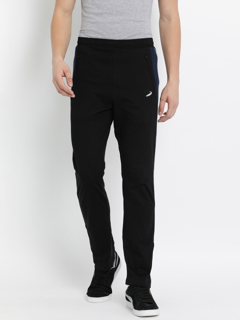 

Crocodile Men Black Solid Track Pants