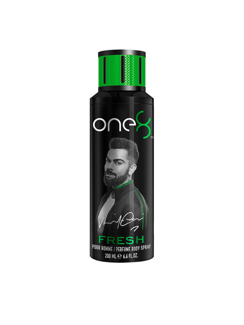

One8 Men Fresh Body Spray 200 ml, Black