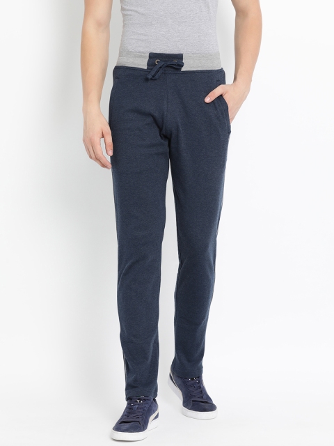 

Crocodile Men Navy Blue Slim Fit Solid Track Pants