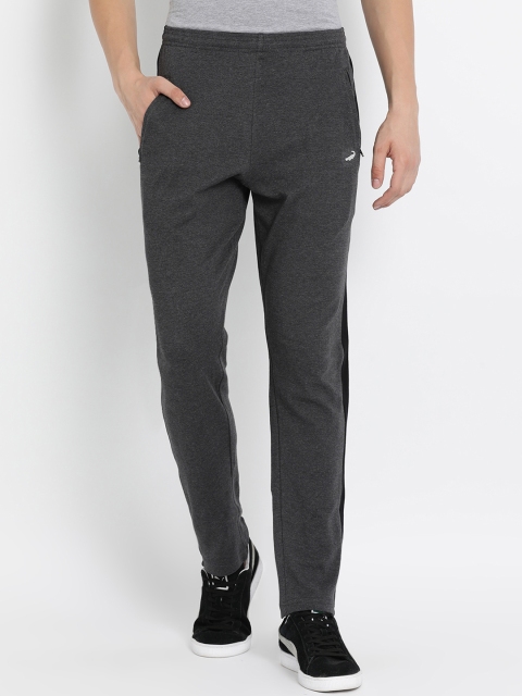 

Crocodile Men Charcoal Grey Slim Fit Solid Track Pants