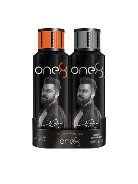 

One8 Men Black Willow & Active Set of 2 Deodorants