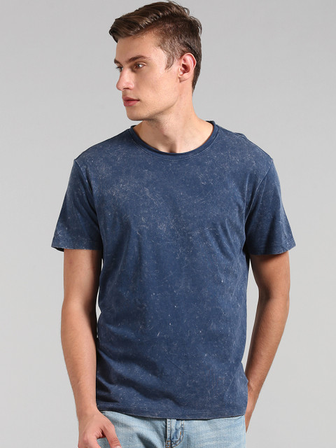 

GAP Men Blue Short Sleeve Washed Crewneck T-Shirt