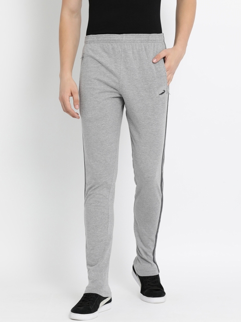

Crocodile Men Grey Melange Solid Track Pants