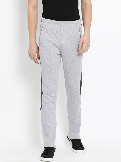 

Crocodile Men Grey Slim Fit Solid Track Pants