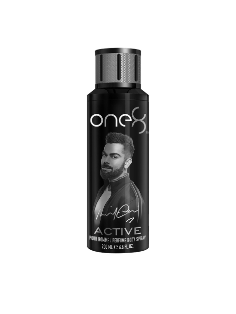 

One8 Men Active Pefume Body Spray 200 ml, Black
