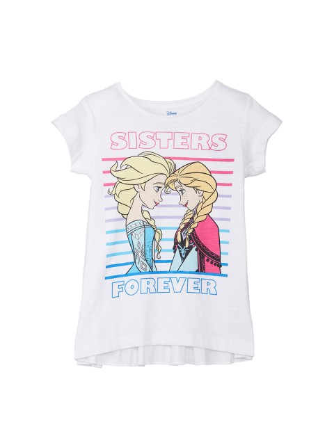 

Kids Ville Frozen featured White Tshirt for Girls