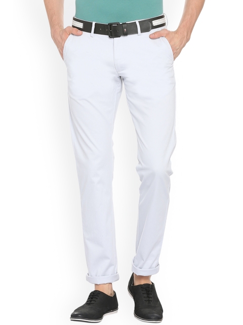 

Allen Solly Men White Slim Fit Solid Chions
