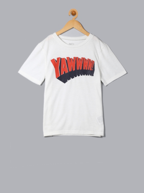 

GAP Boys White Graphic PJ Tee