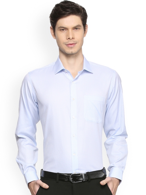 

Van Heusen Men Blue Regular Fit Solid Formal Shirt