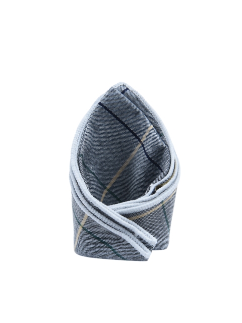 

Tossido Men Grey Checked Pocket Square