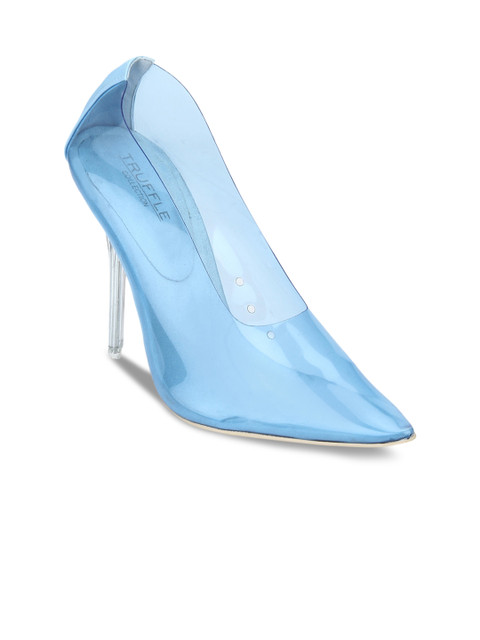 

Truffle Collection Women Blue Solid Pumps