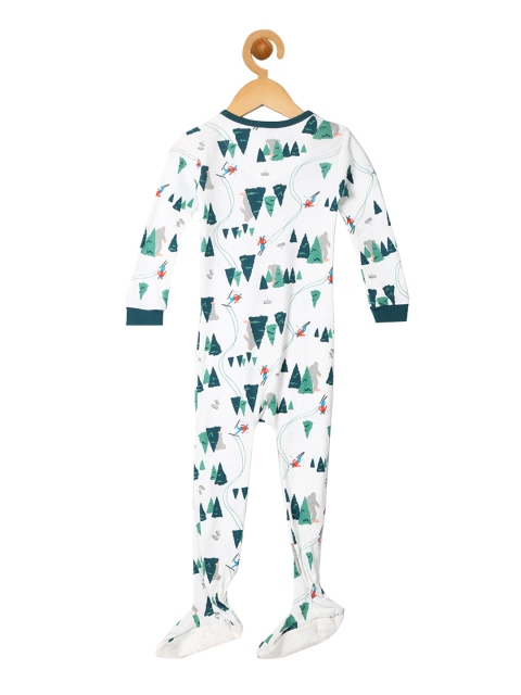 

GAP Boys White Yeti Footed One-Piece