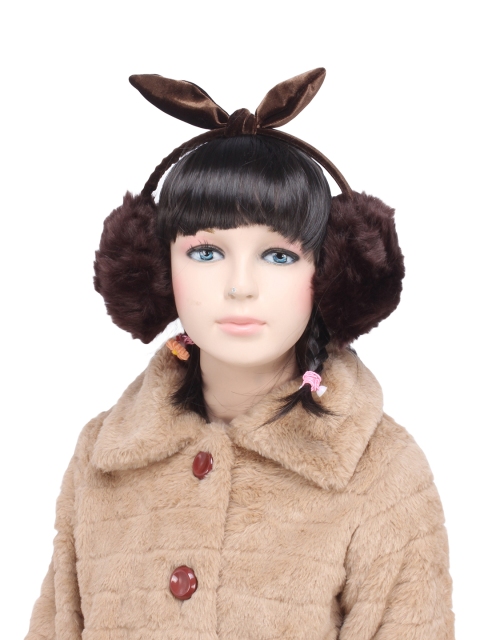 

CUTECUMBER Brown Faux Fur Ear Muffs