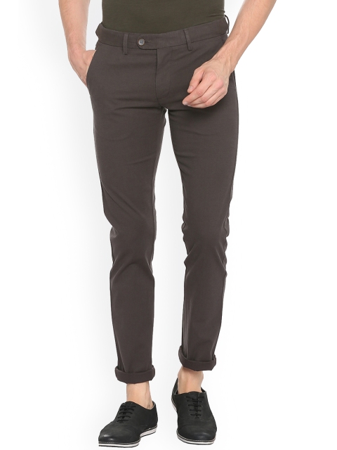 

Allen Solly Men Brown Slim Fit Solid Chinos