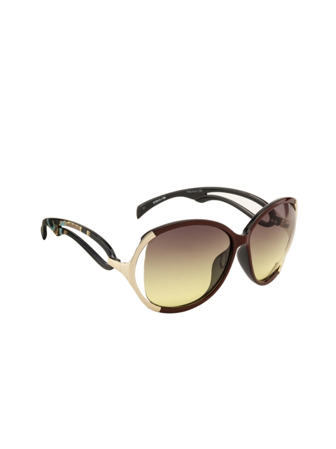 

Ted Smith Women Oversized Sunglasses TSS-1015S_C1, Olive