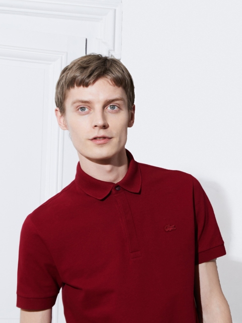 

Red Solid Regular Fit Polo T-shirt