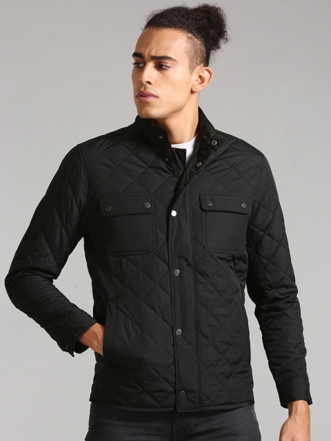

GAP Men Black Quilted Jacket