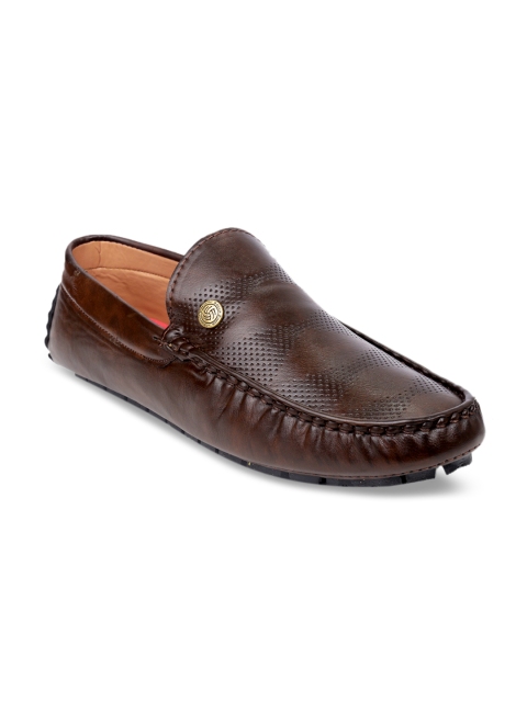

bacca bucci Men Brown Driving Shoes