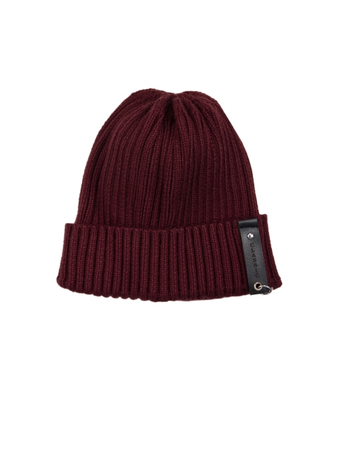 

NOISE Unisex Maroon Solid Beanie