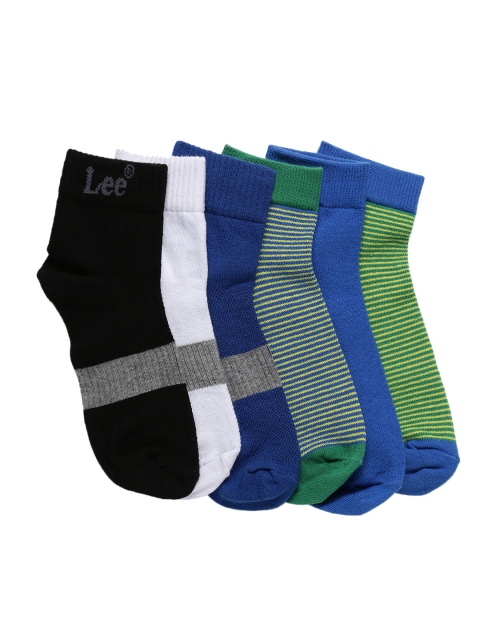 

Lee Men Pack of 6 Assorted Ankle-Length Socks