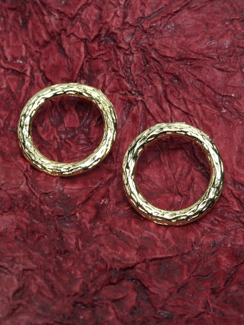 

SASSAFRAS Gold-Toned Contemporary Studs