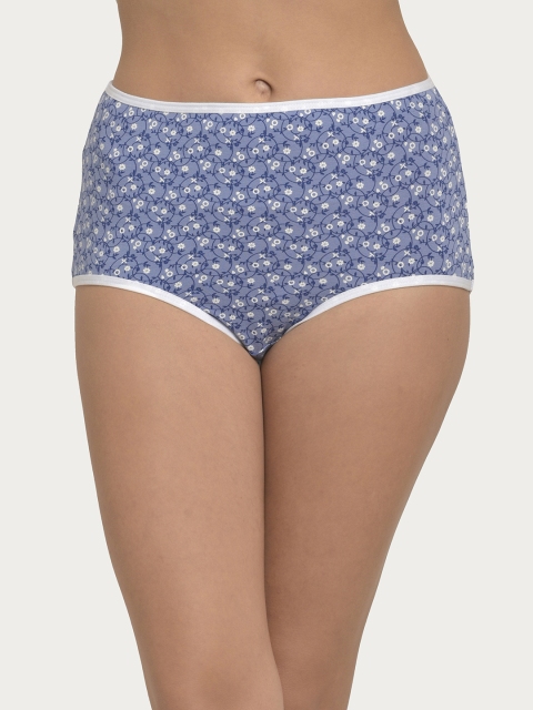 

Clovia Women Blue Printed Hipster Briefs PN2904P03XL