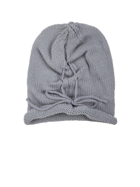

NOISE Unisex Grey Self Design Beanie