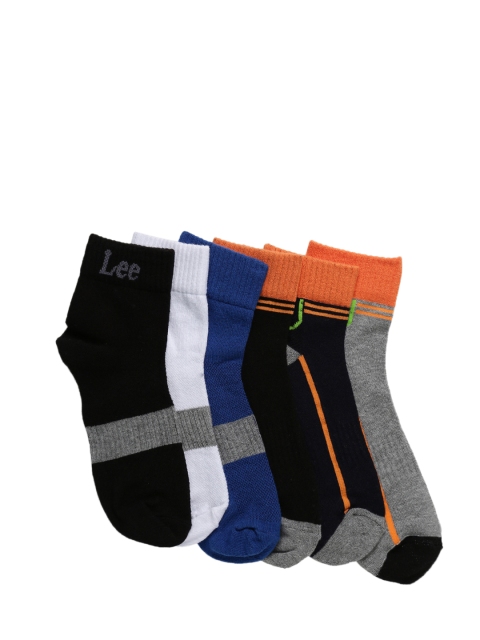 

Lee Men Pack of 6 Assorted Ankle-Length Socks