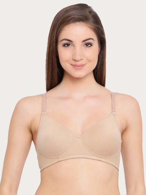 

Clovia Padded Non-Wired T-Shirt Bra, Nude