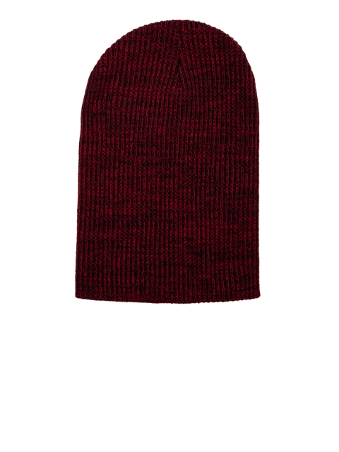 

NOISE Unisex Maroon Self Design Beanie
