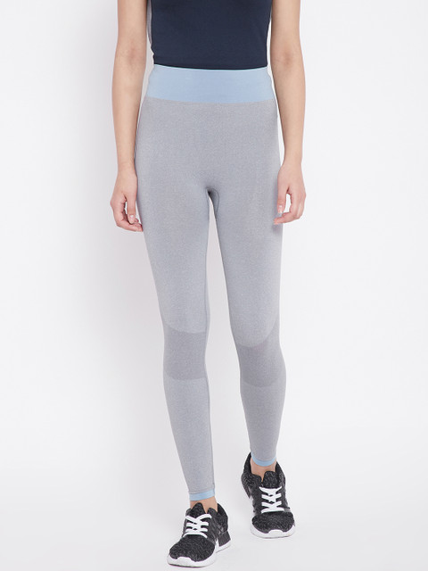 

C9 AIRWEAR Women Grey Solid Tights