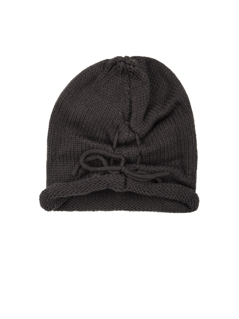 

NOISE Unisex Charcoal Grey Solid Beanie
