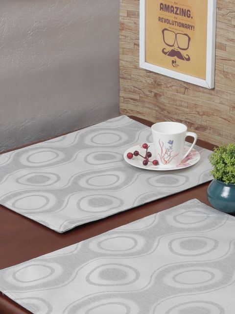 

RANGRAGE Set of 6 Grey Handcrafted Table Placemats