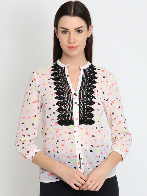 

LA LOFT Women Multicoloured Regular Fit Printed Casual Shirt, Multi