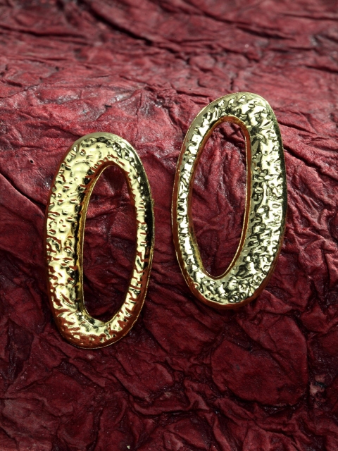 

SASSAFRAS Gold-Toned Contemporary Studs