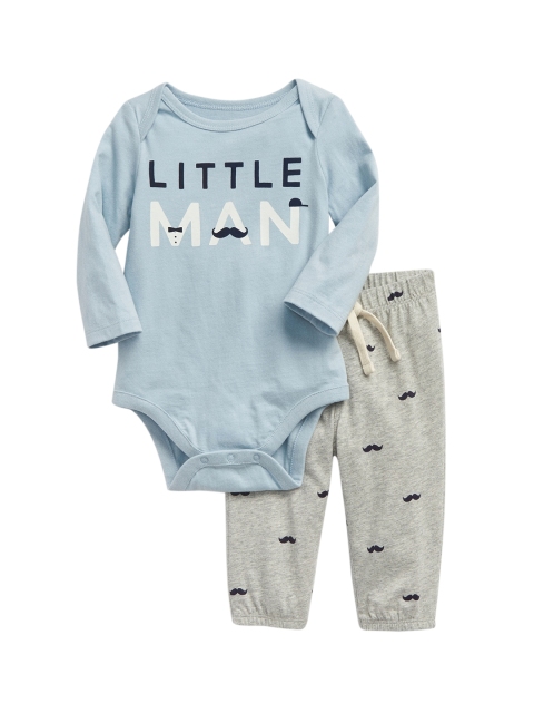 

GAP Boys Blue Long Sleeve Bodysuit Set