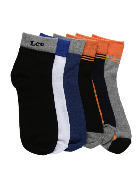 

Lee Men Pack of 6 Assorted Ankle-Length Socks