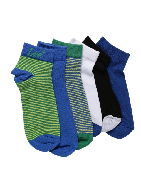 

Lee Men Pack of 6 Assorted Ankle-Length Socks