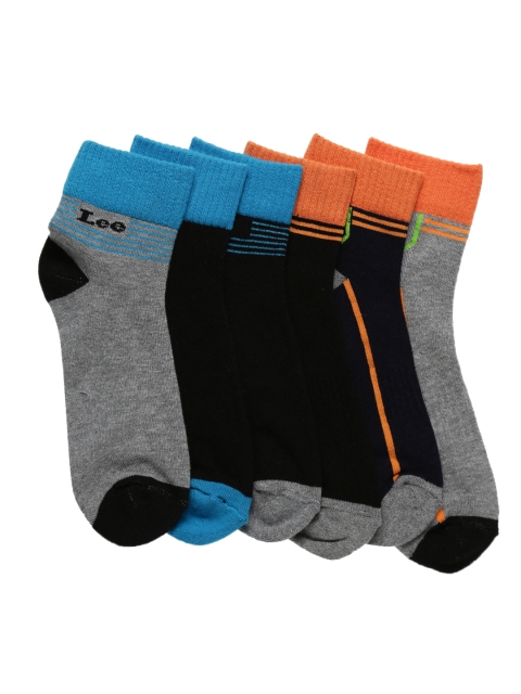 

Lee Men Pack of 6 Assorted Ankle-Length Socks