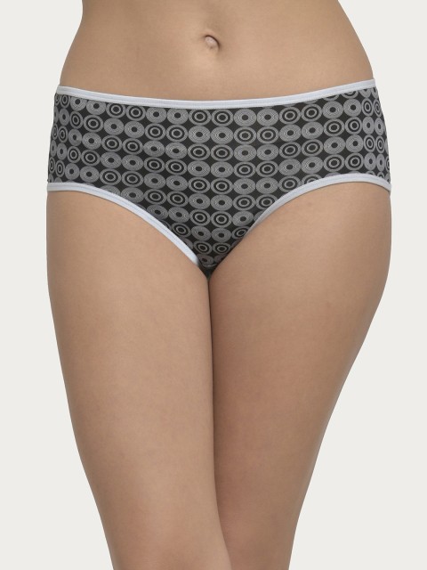 

Clovia Women Black Printed Hipster Briefs PN2906P13XL