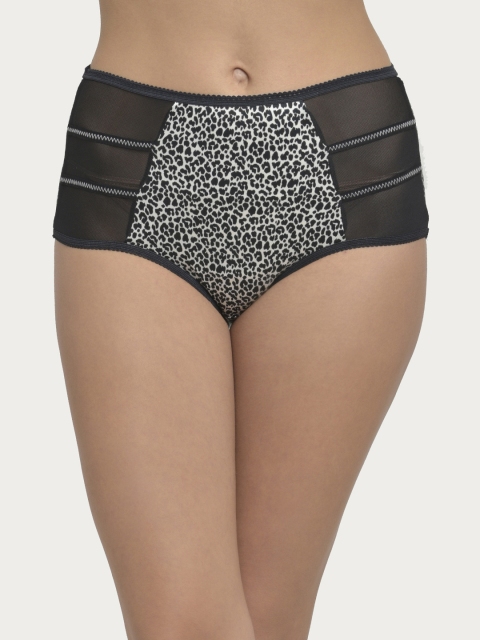 

Clovia Women Black Printed Hipster Briefs PN2850P13XL