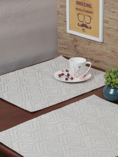 

RANGRAGE Set of 6 Grey Handcrafted Table Placemats
