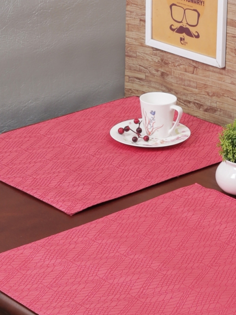 

RANGRAGE Set of 6 Peach Handcrafted Table Placemats