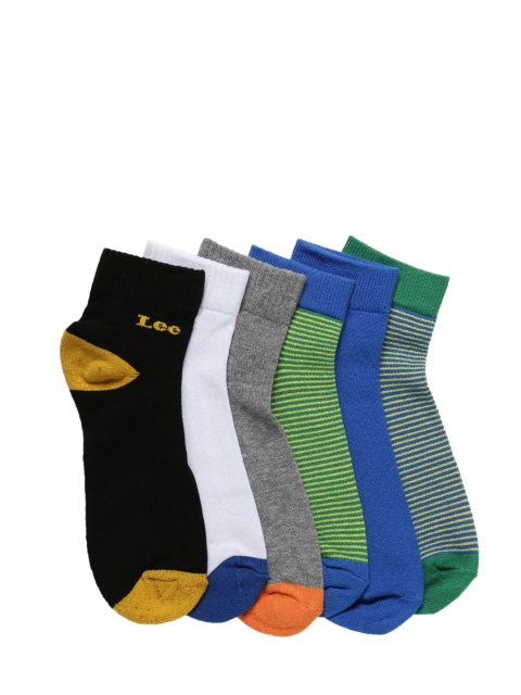 

Lee Men Pack of 6 Assorted Ankle-Length Socks
