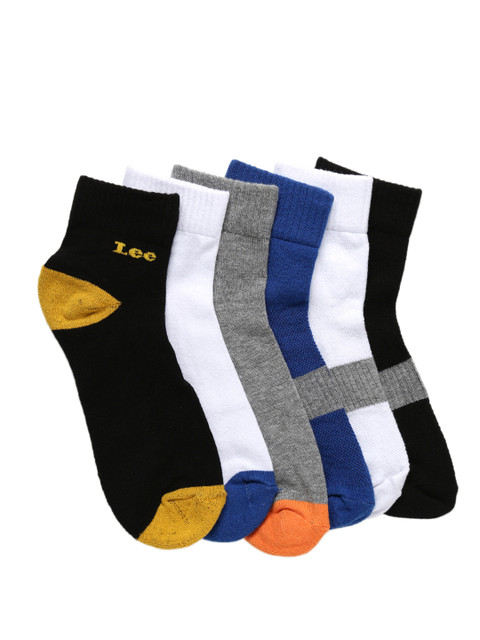 

Lee Men Pair of 6 Assorted Ankle-Length Socks