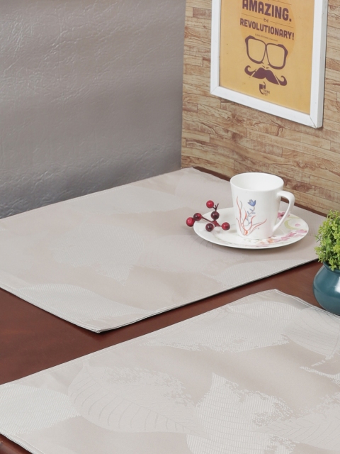 

RANGRAGE Set of 6 Cream Handcrafted Table Placemats