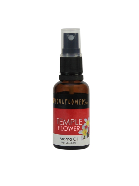 

Soulflower Unisex Temple Flower Aroma Oil, Brown