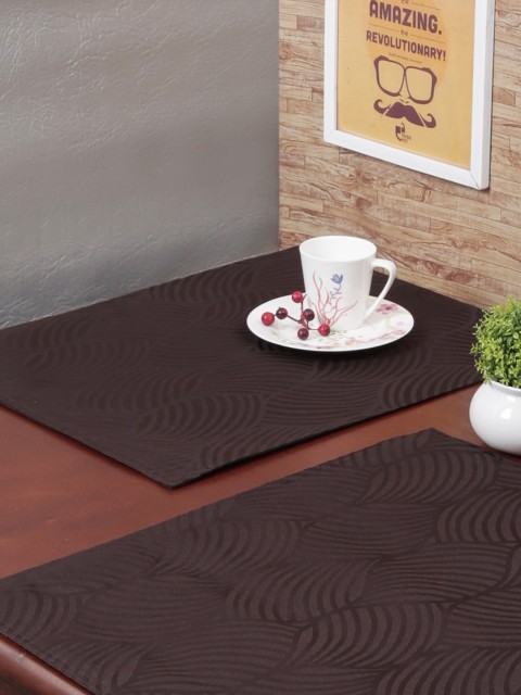 

RANGRAGE Set of 6 Brown Handcrafted Table Placemats