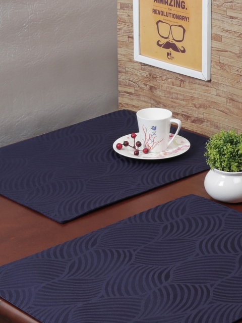 

RANGRAGE Set of 6 Handcrafted Table Placemats, Blue