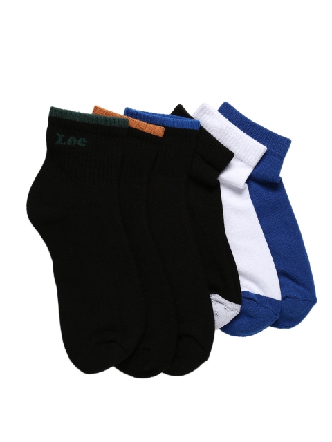 

Lee Men Pack of 6 Assorted Ankle-Length Socks, Multi